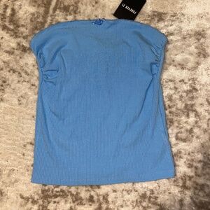 Forever 21 blue tube top